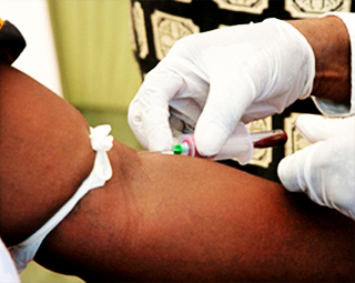 Collecting blood samples